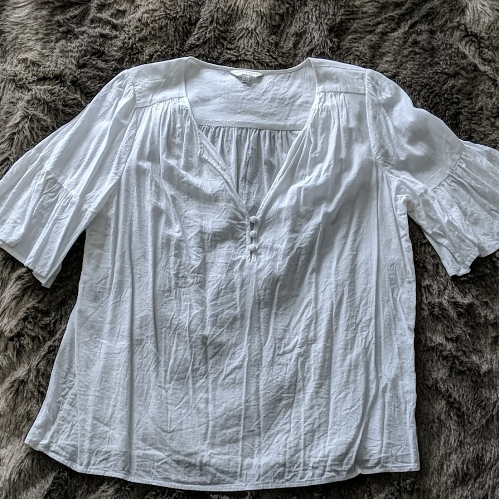 Lucky Beand All White Blouse